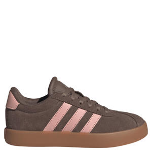VL Court leren sneakers - bruin/lichtroze