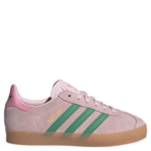 Gazelle suède sneakers - roze/groen