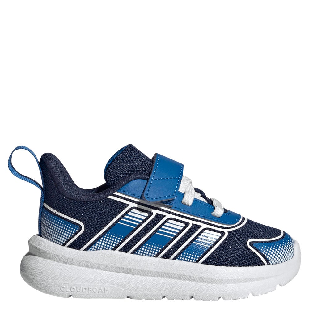 Blauwe jongens en meisjes adidas Sportswear sneakers - met elastische veter- met klittenbandsluiting