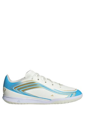 F50 junior voetbalschoenen - zand/blauw
