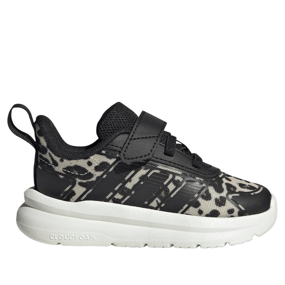 adidas Sportswear sneakers met panterprint - zwart/ecru