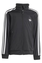 thumbnail: adidas Originals gestreept joggingpak met opstaande kraag - zwart/wit