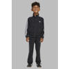 adidas Originals gestreept joggingpak met opstaande kraag - zwart/wit