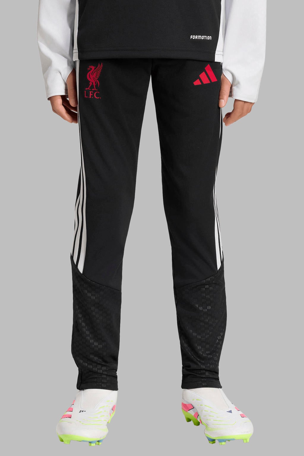 adidas Performance voetbalbroek - zwart/rood/wit