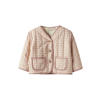 LIL' ATELIER BABY geruite quilted tussenjas - roze