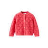 Mango Kids katoenen gebreide vest - roze