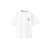 Mango Kids T-shirt met backprint - wit