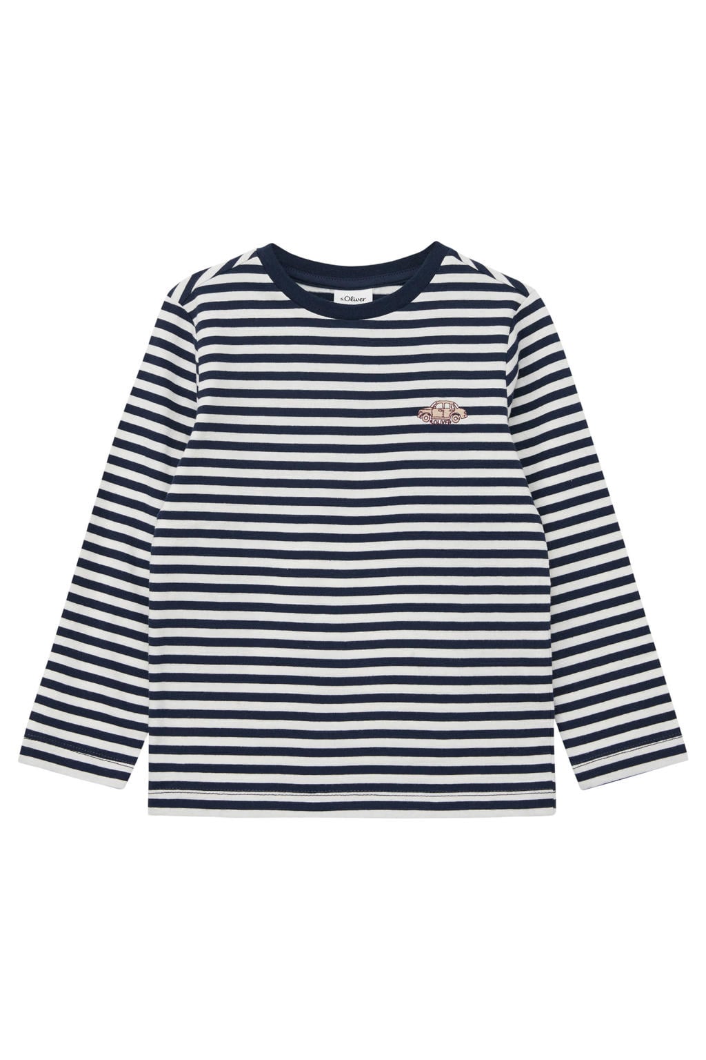 s.Oliver gestreepte longsleeve - donkerblauw