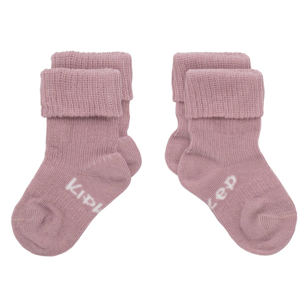 KipKep Blijf-Sokjes mauve (set van 2)