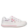 Skechers Arcade katoenen sneakers met borduursels - wit/roze