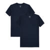 Claesen's Claesen's® - T-Shirt Navy V-Neck Cotton/Lycra 2-PackCL 1223-Navy-S