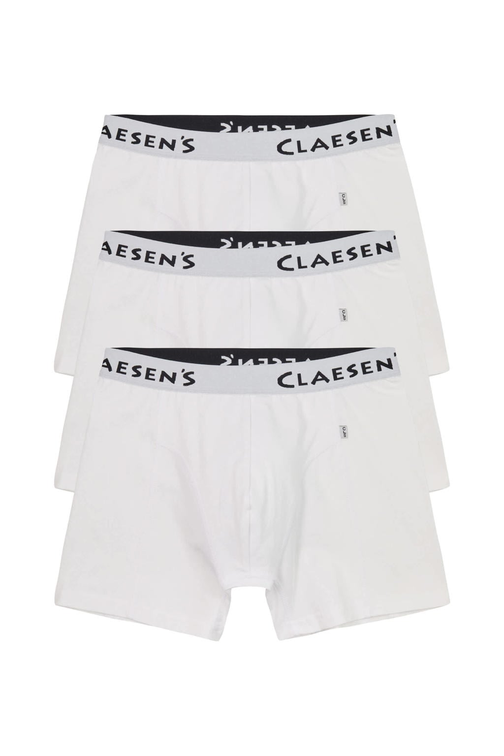 Claesen's Claesen's® - Boxershort Wit 3-PackCL 20823-White-S