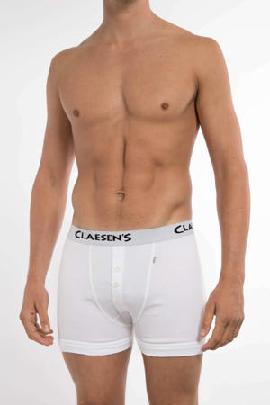 Claesen's® - Boxershorts Wit Rib 2-packCL 2033-White-XXL