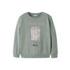 NAME IT KIDS sweater met print - groen
