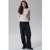 LMTD wide leg jeans - zwart