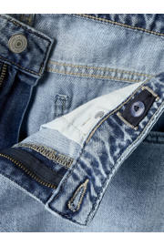 thumbnail: LMTD NLFBETT regular waist wide leg jeans - lichtblauw