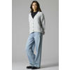 LMTD NLFBETT regular waist wide leg jeans - lichtblauw