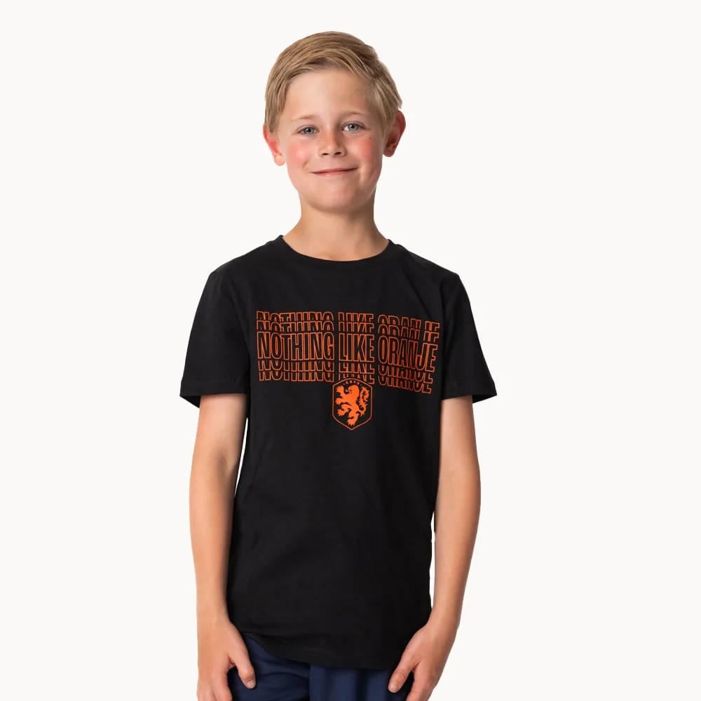 KNVB Nederlands Elftal T-Shirt Zwart