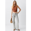 MANGO TEEN low waist flared jeans - grijs