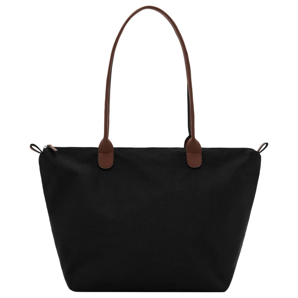 MANGO TEEN shopper - zwart/bruin