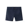 Mango Kids linnen chino short - donkerblauw