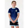 Official Fanwear Argentinië Uit Tenue Blauw/Zwart