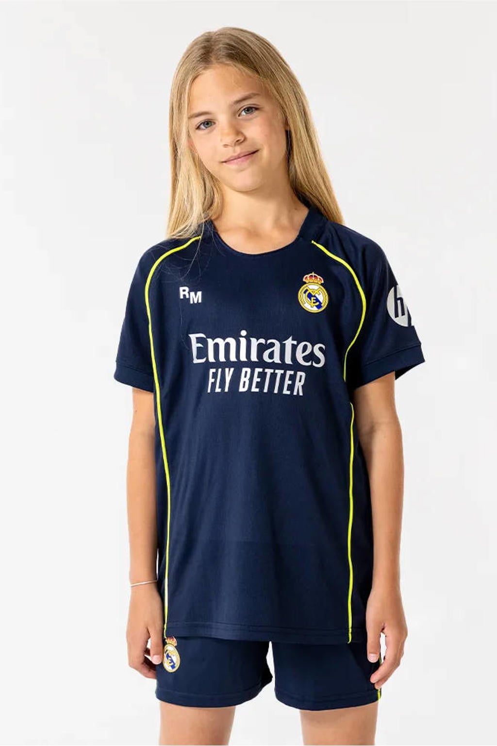 Official Fanwear Real Madrid Voetbalshirt Donkerblauw