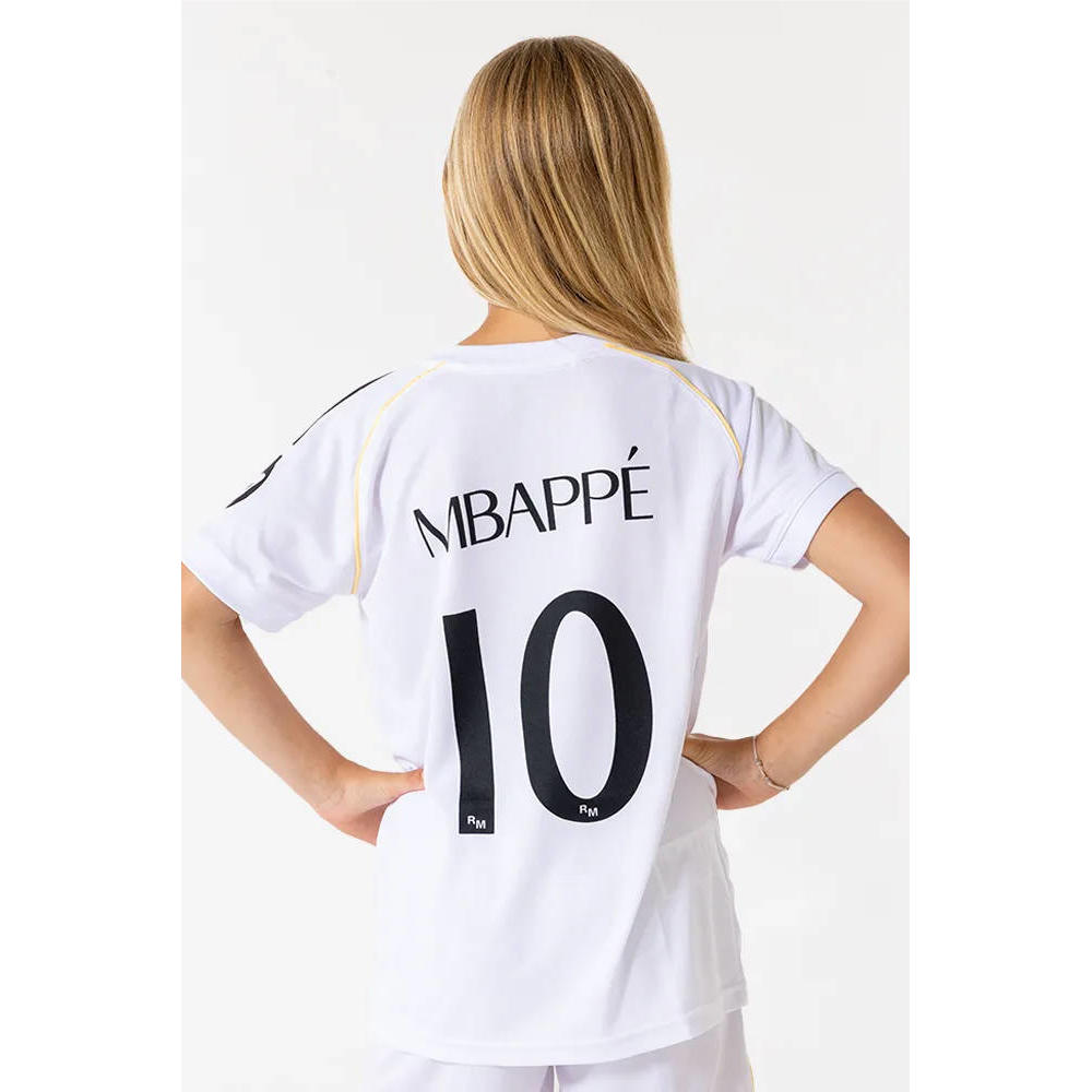 Official Fanwear Mbappé Real Madrid Thuis Shirt Wit