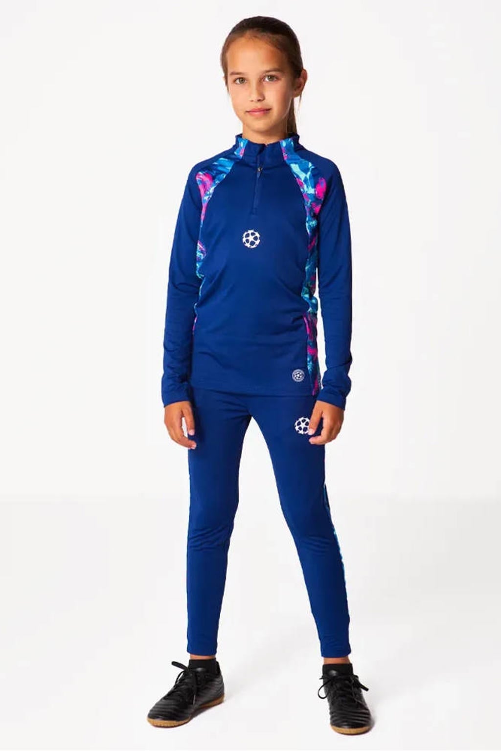 Official Fanwear Champions League Trainingspak Blauw