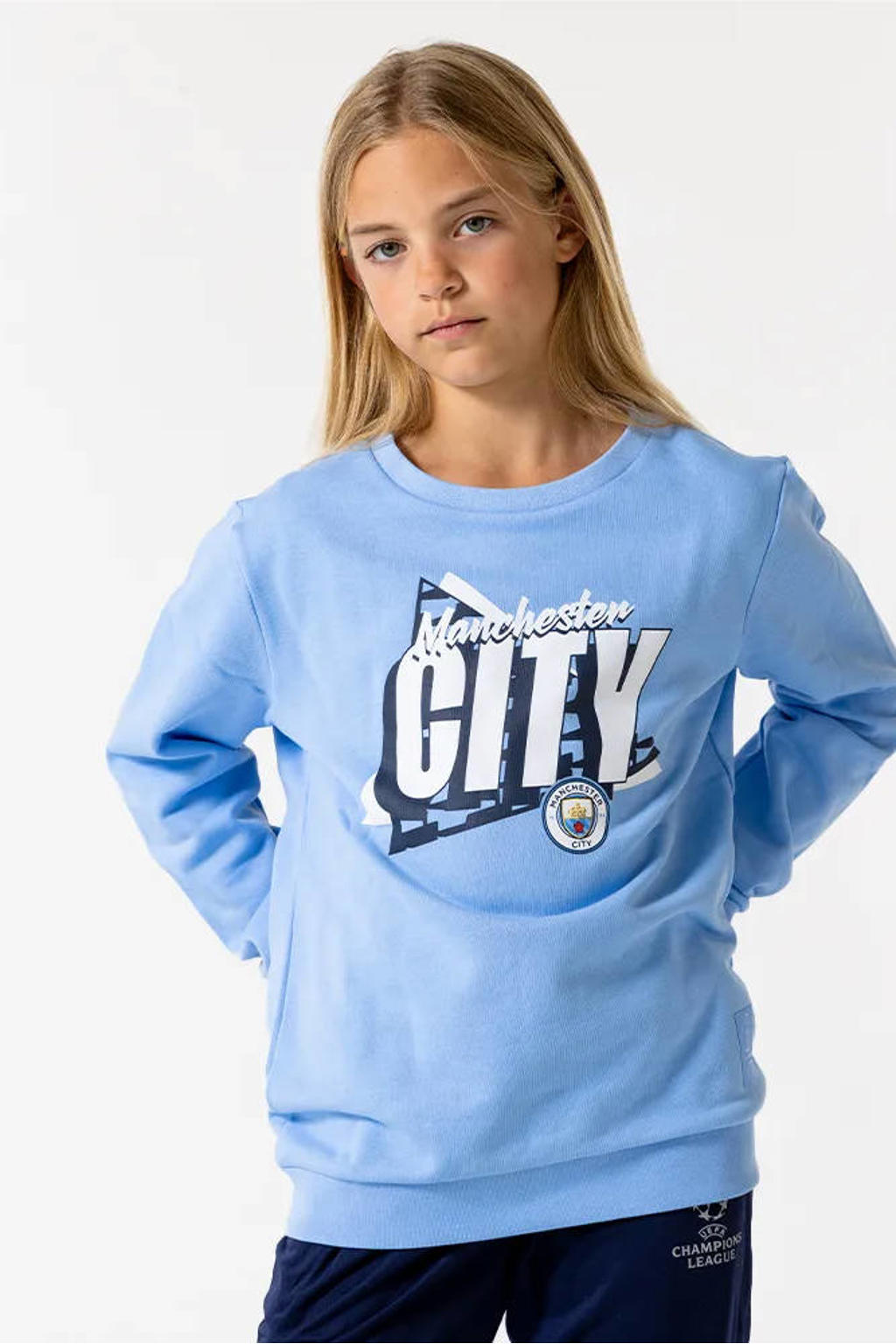 Official Fanwear Manchester City Sweater Blauw