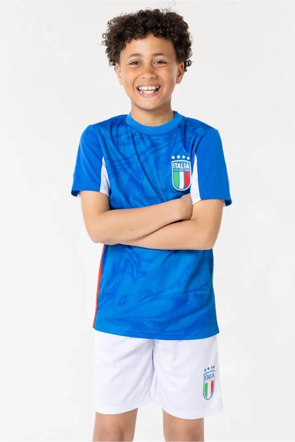 Official Fanwear Italië Voetbaltenue Blauw/Wit