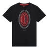 Official Fanwear AC Milan T-Shirt Zwart