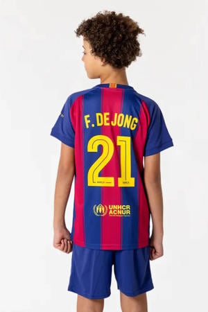 Frenkie de Jong FC Barcelona Thuis Tenue 25/26  Blauw/Rood