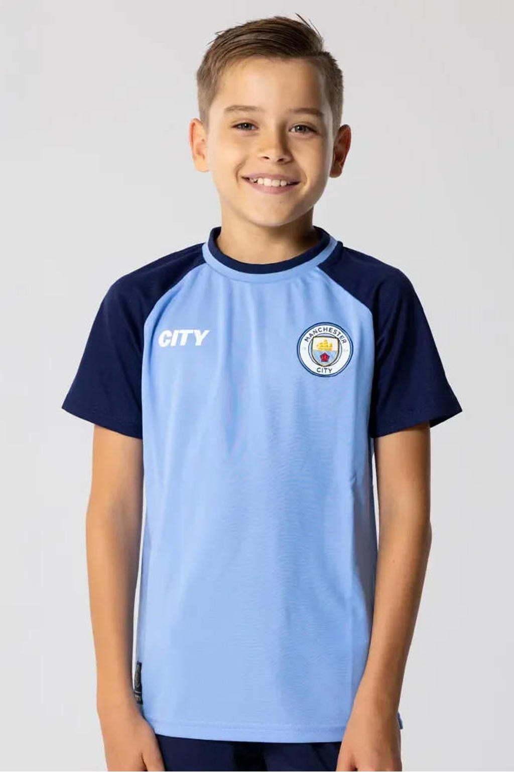 Official Fanwear Manchester City Thuis Shirt Blauw