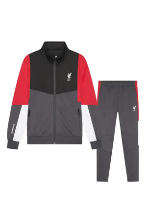 Liverpool Trainingspak Grijs/Zwart/Rood