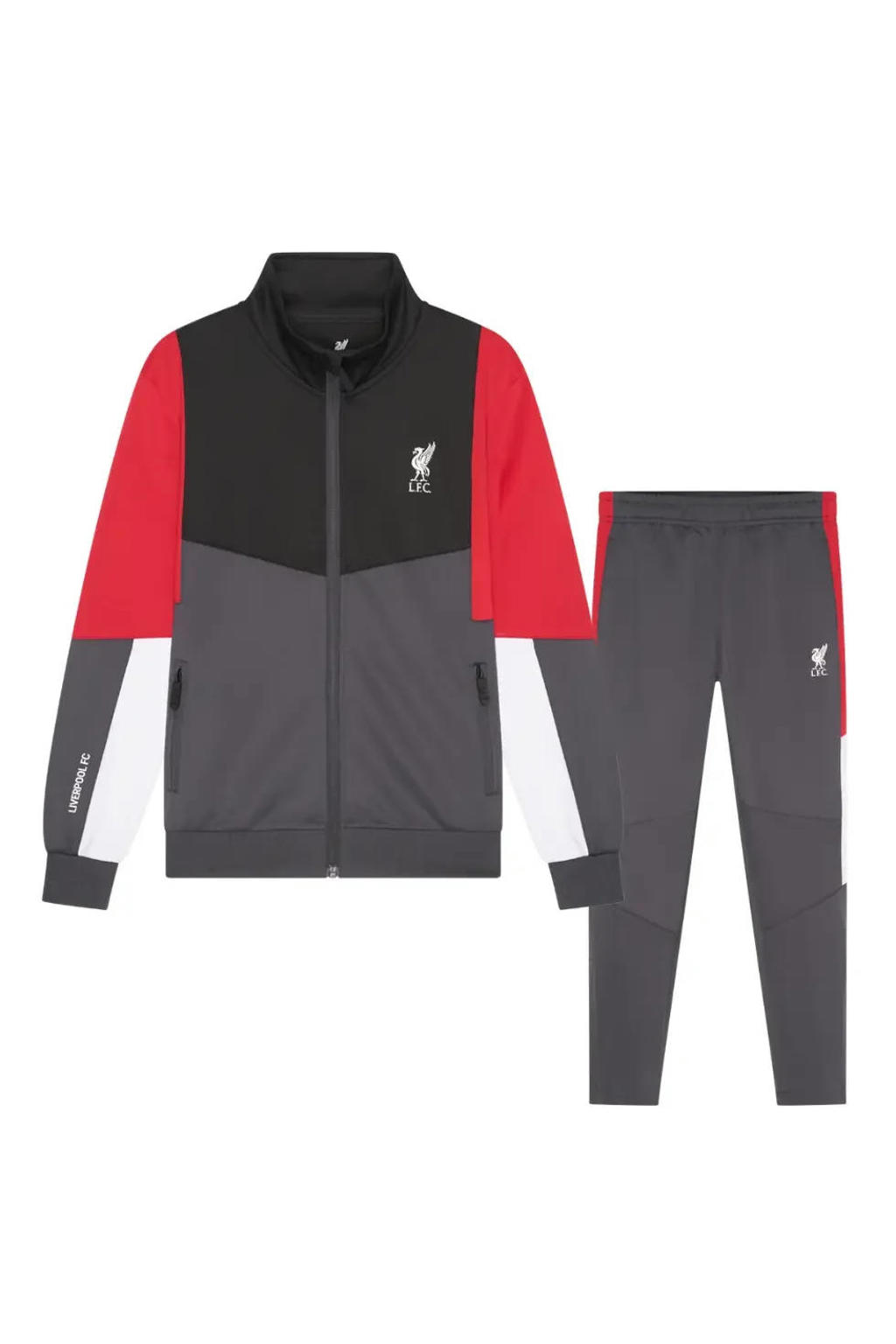 Official Fanwear Liverpool Trainingspak Grijs/Zwart/Rood