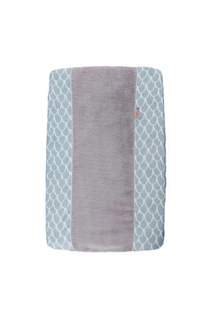 Fly High aankleedkussenhoes dusty blue-white
