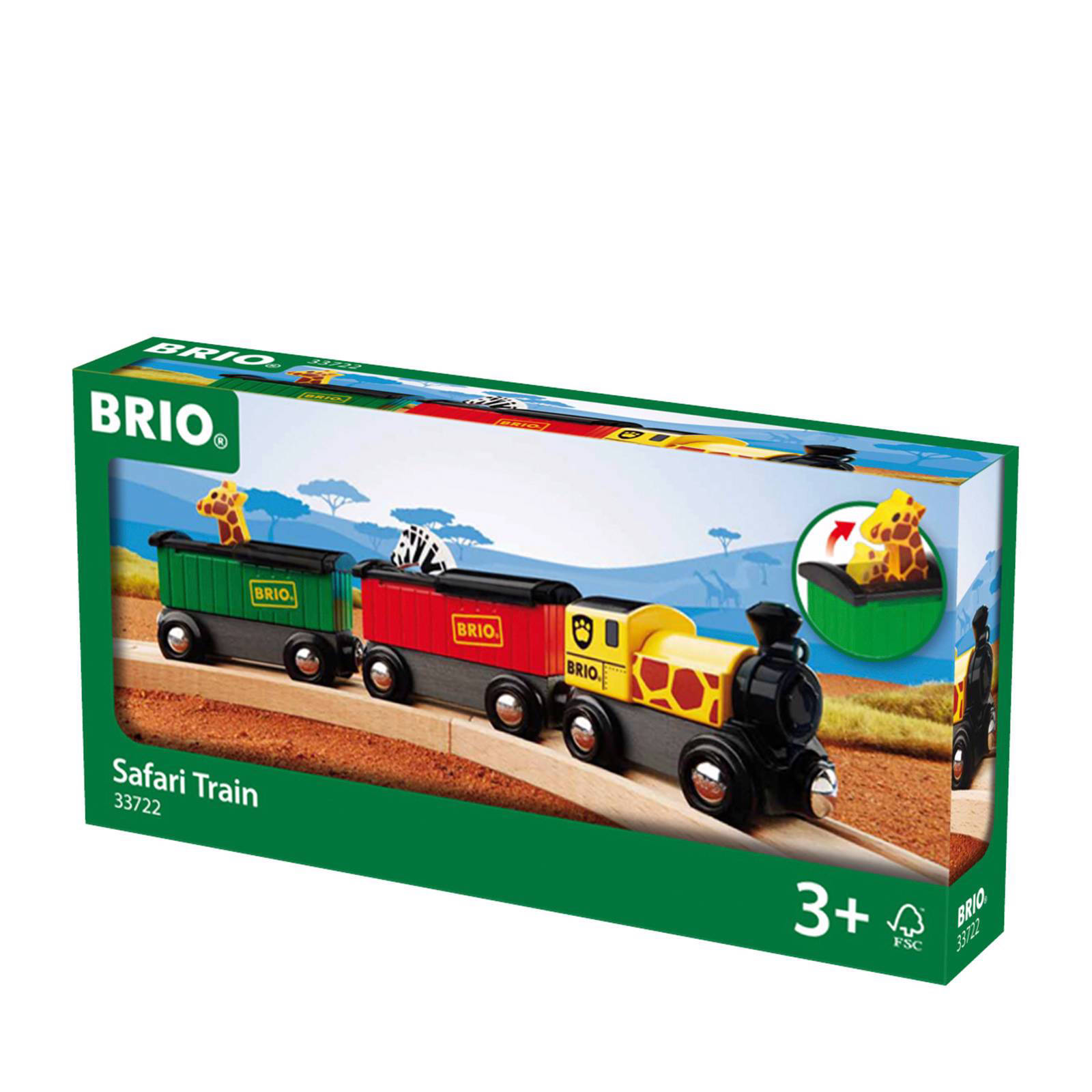 33720 BRIO Treinset safari - Brio Treinen - Treinenset - Brio