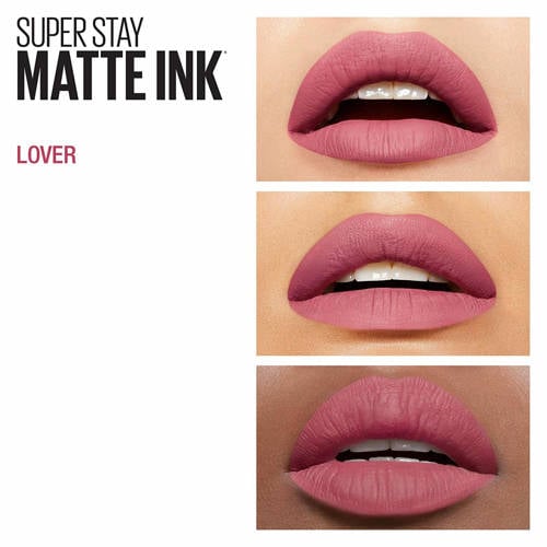Maybelline New York SuperStay Matte Ink liquid lipstick 15 Love Lippenstift Roze