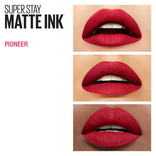Maybelline New York SuperStay Matte Ink lippenstift – 20 Pioneer Rood