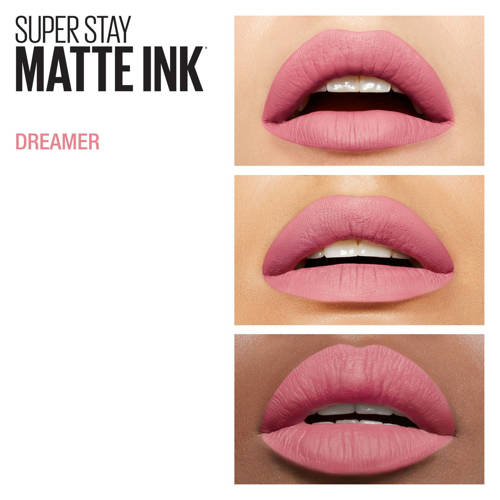 Maybelline New York SuperStay Matte Ink lippenstift – 10 Dreamer Roze