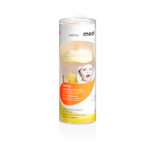 Medela Calma speen inclusief moedermelkflesje 150 ml Transparant