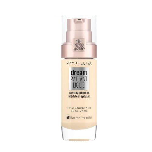 Maybelline New York Dream Radiant Liquid Foundation- 1 Natural Ivory Ivoor