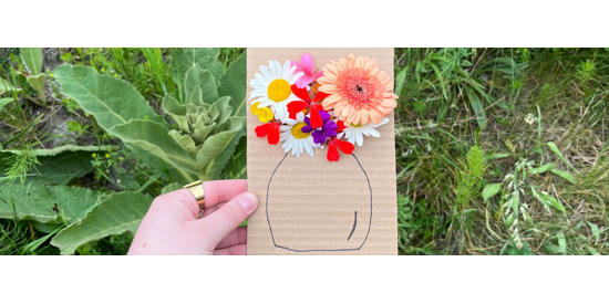 knutselen in de natuur: maak je eigen bloemenvaasje!