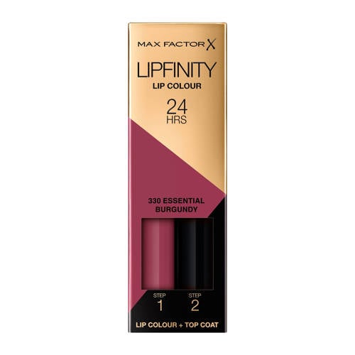 Max Factor Lipfinity Lip Colour 2-step Long Lasting lippenstift 330 Essential Burgundy Roze