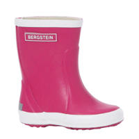 thumbnail: Dieproze jongens en meisjes Bergstein regenlaarzen Fuchsia van 100% rubber met effen