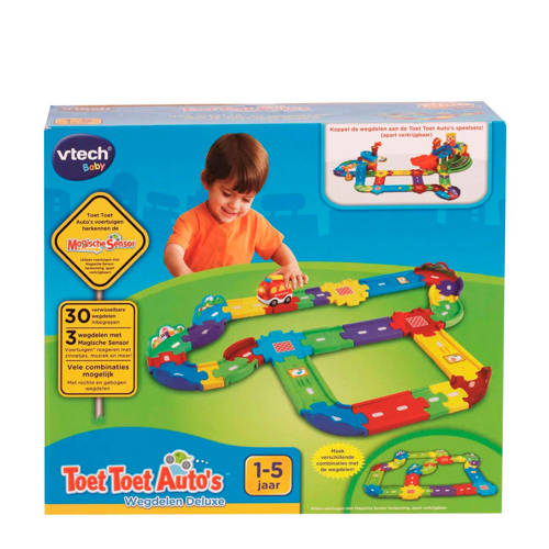 Vtech Toet Auto's wegdelen deluxe Speelvoertuig