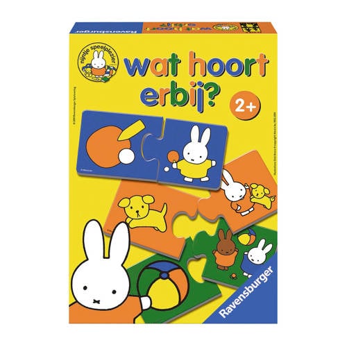 Ravensburger nijntje nijntje wat hoort erbij? legpuzzel 24 stukjes afbeelding