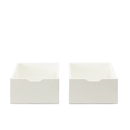 NOUS Living bedlade set 2 ( hoogslaper met zitje ) Charlie Wit
