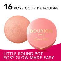 thumbnail: Bourjois Little Round Pot blush - 016 Rose Coup de Foudre